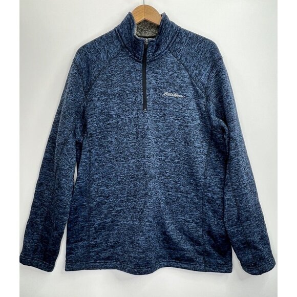 Eddie Bauer Men's Radiator 1/4 Zip Pullover Fleece Sweater Jacket Size XL - Picture 2 of 9